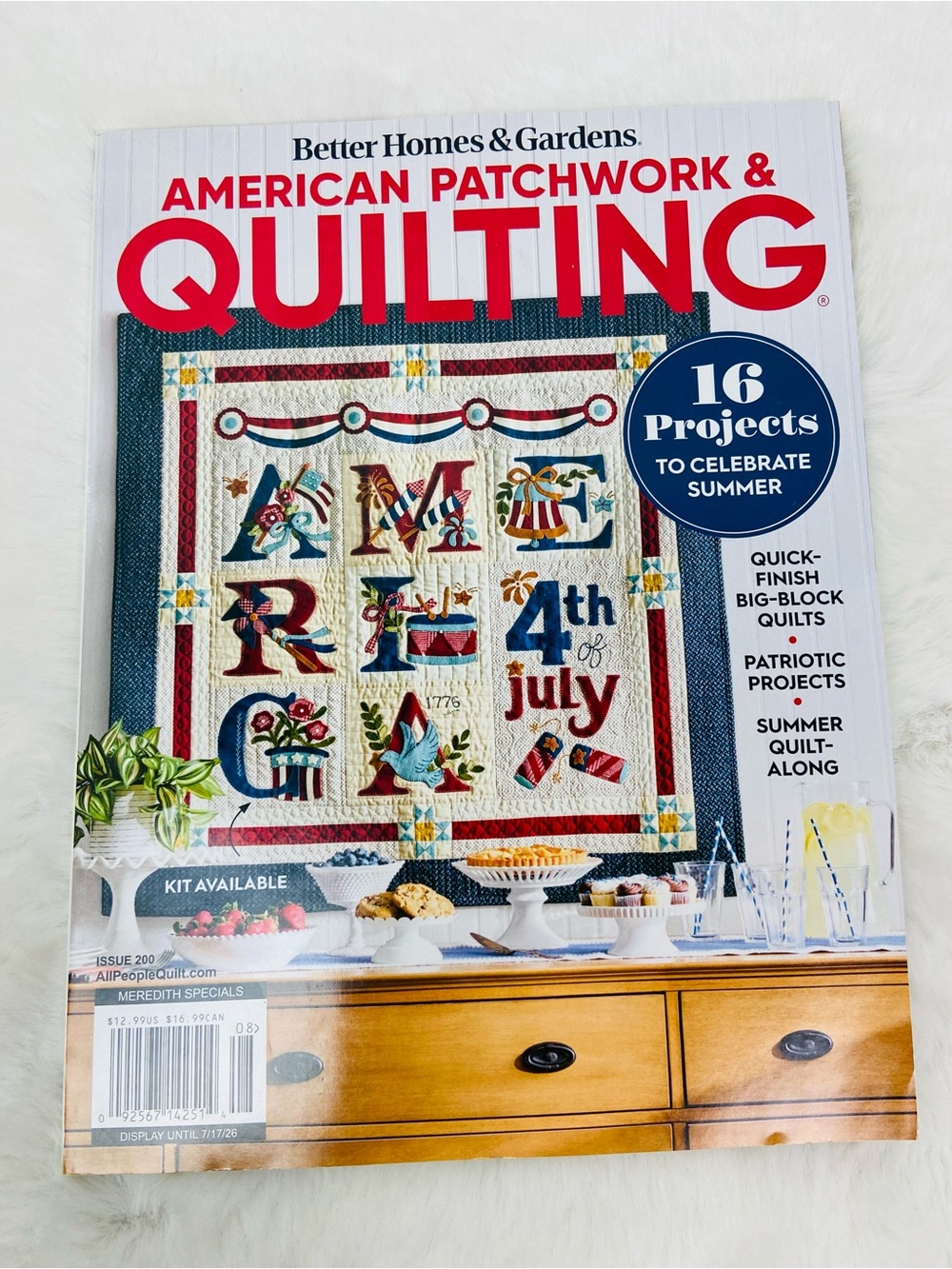 Better homes & gardens American patchwork, and quilting 16 projects magazine